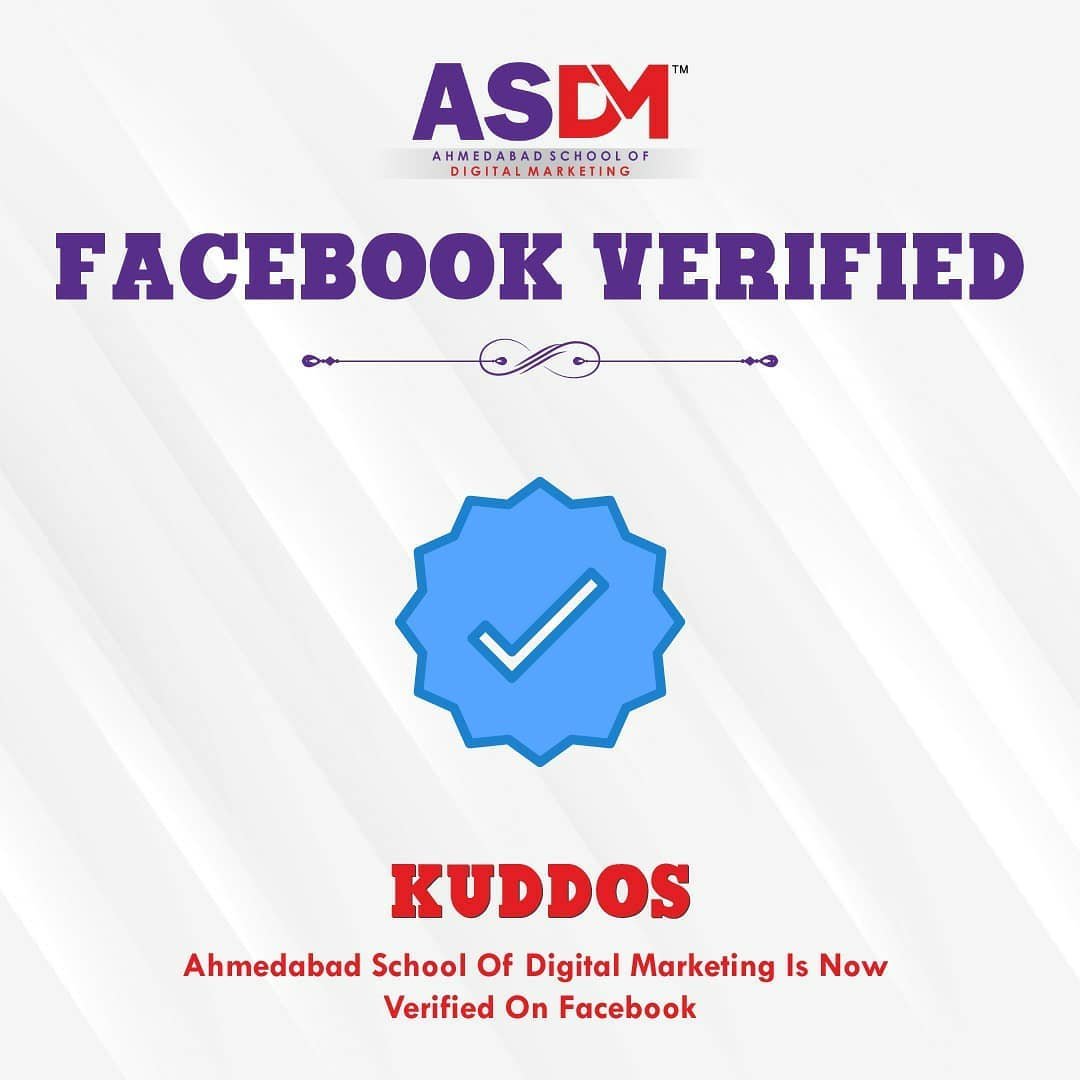 FIRST BRAND IN THE DIGITAL MARKETING FIELD TO GET VERIFIED BY FACEBOOK