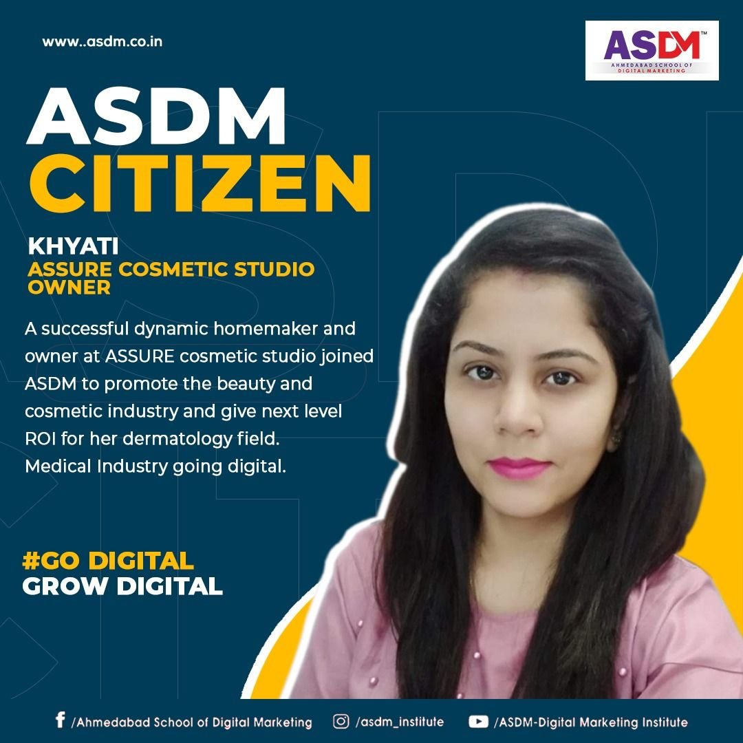 Asdm Achievement post of khyati