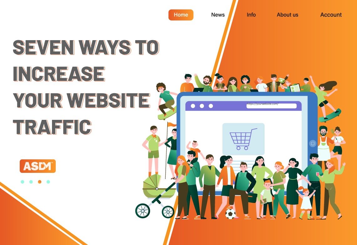 SEVEN WAYS TO INCREASE YOUR WEBSITE TRAFFIC